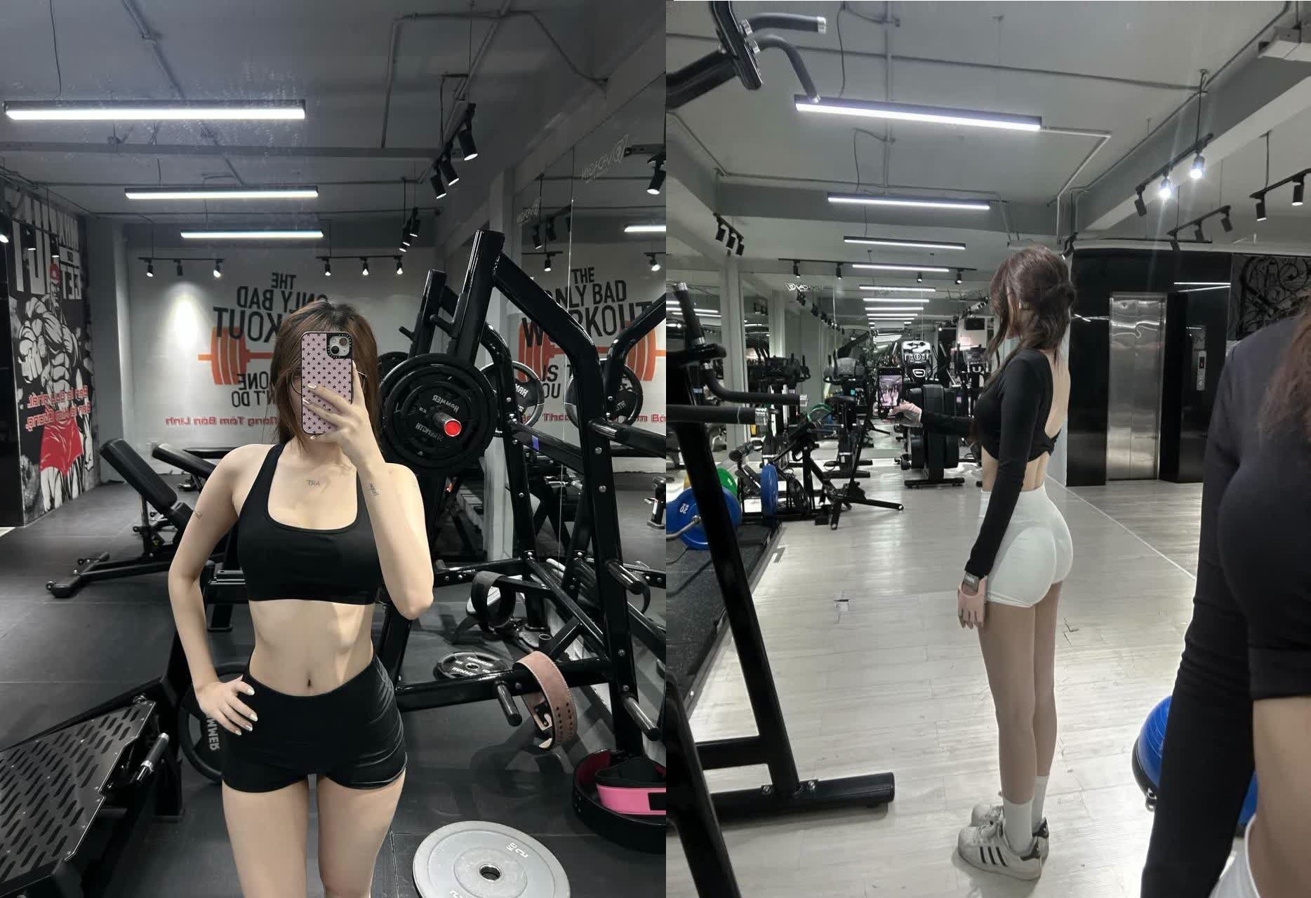 Clip em gymer squat cu anh suýt gãy