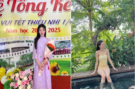 Cô giáo mầm non vụng trộm làm tình mặt nhăn nhó