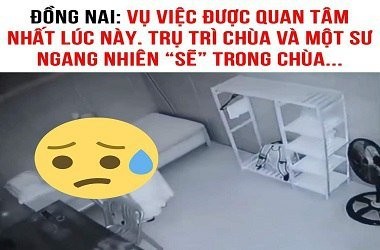 Lộ clip sex hấp dẫn về trụ trì chùa Từ Đức