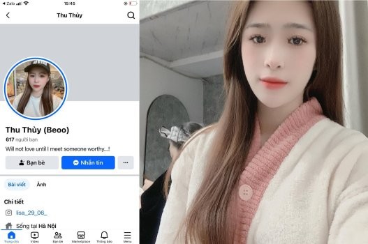 Nện Vũ Thu Thủy chảy nước miệt mài